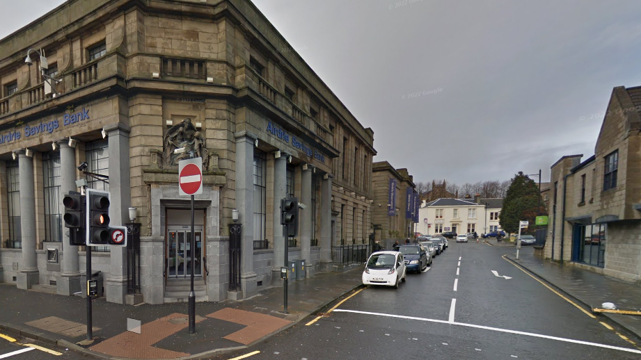 Google screenshot of Stirling Street, Airdrie. 