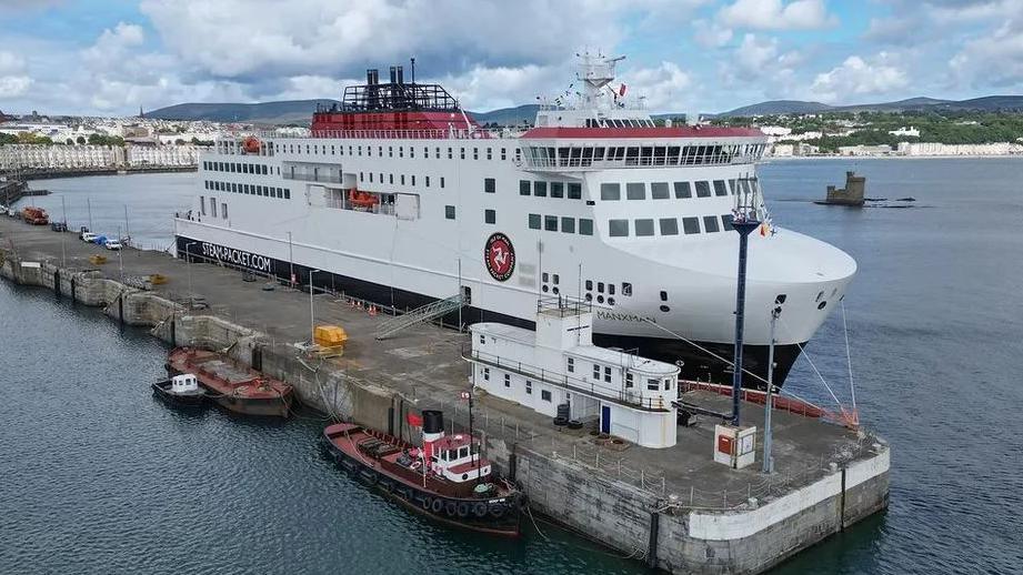 The Manxman in Douglas Harbour