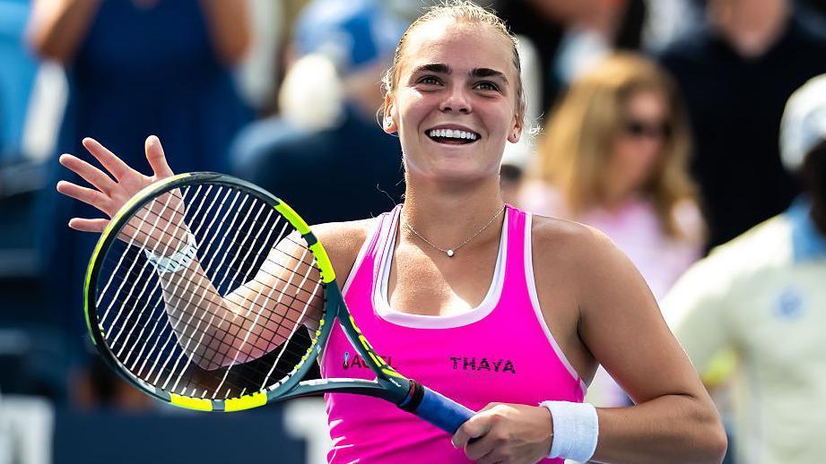 Czech tennis player Sara Bejlek