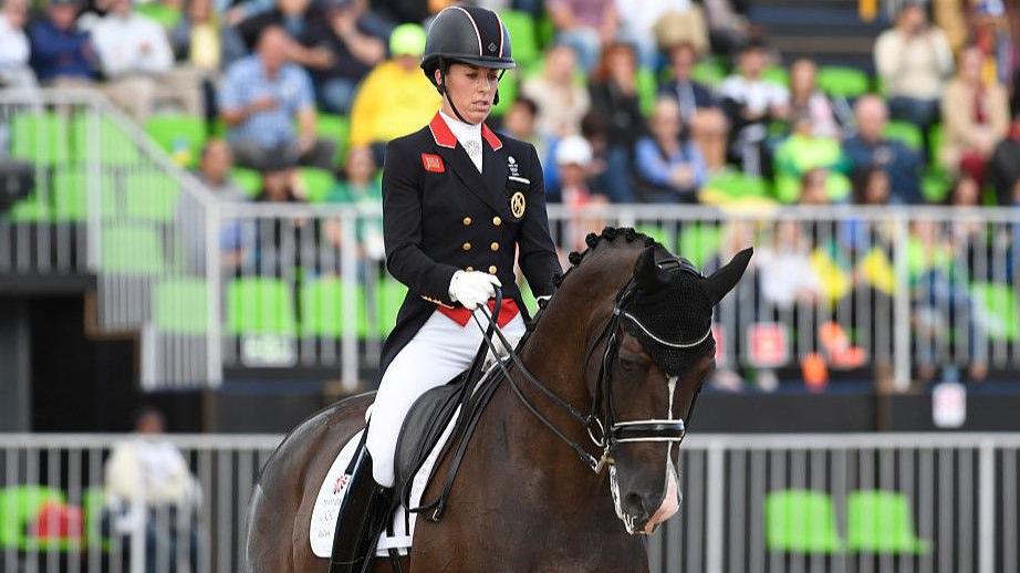 Charlotte Dujardin rides her horse Valegro