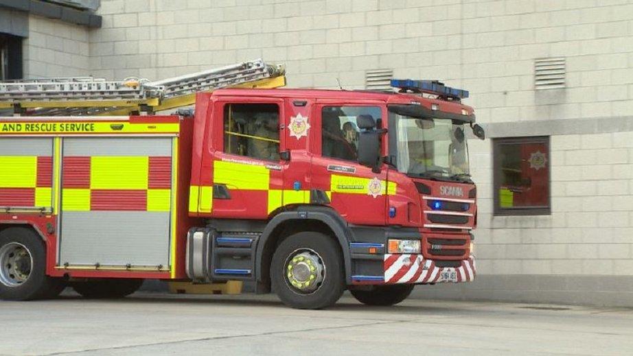 An appliance at Central community fire station was not in use on Tuesday