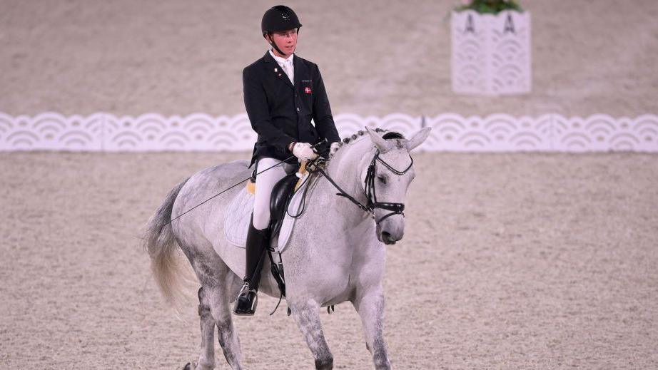 Denmark's Tobias Jorgensen in action at the Tokyo Paralympics