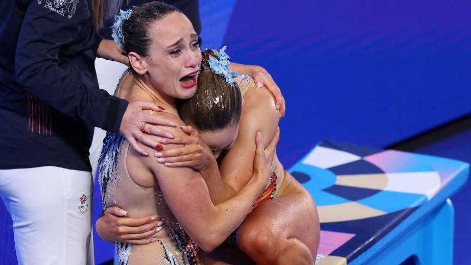 Kate Shortman and Izzy Thorpe celebrate