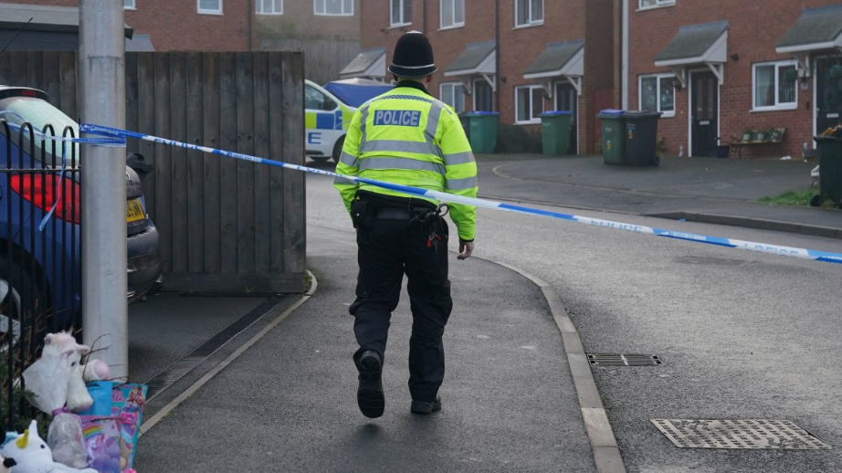 Police cordon on Robin Close