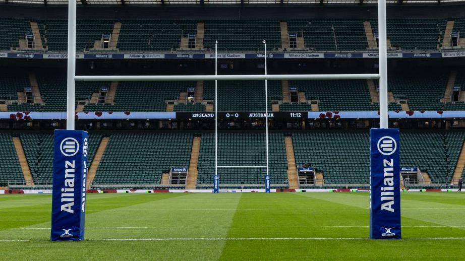 An empty Allianz Stadium 