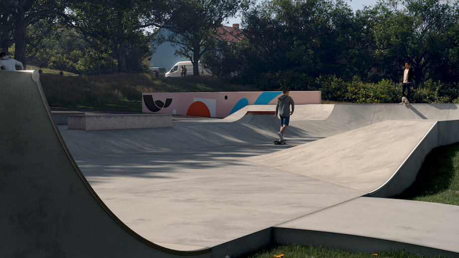 An AI Skatepark plan