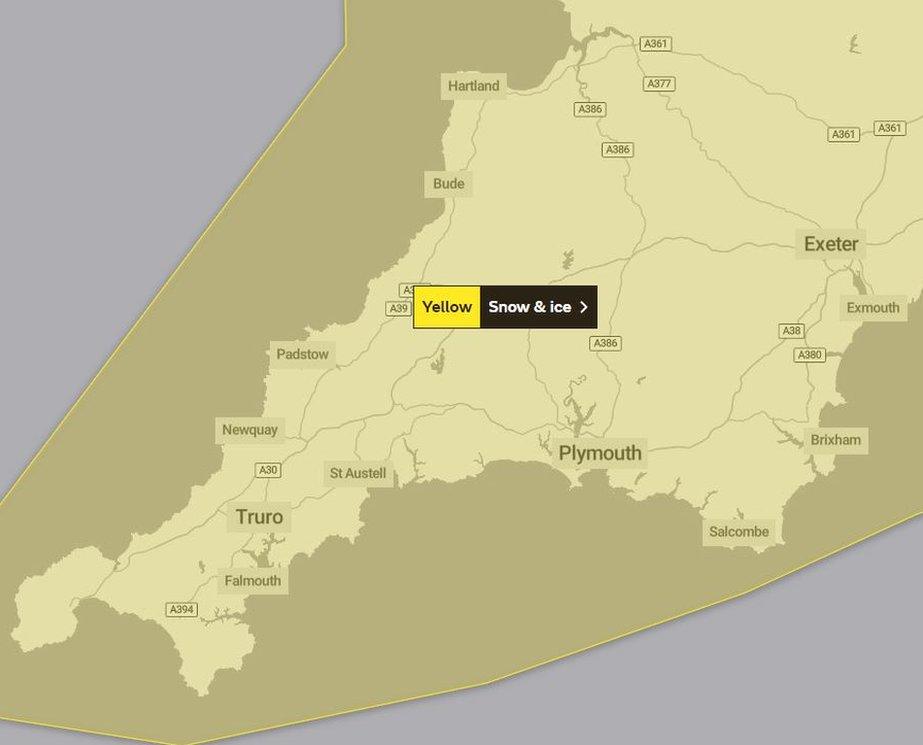 Met Office warning