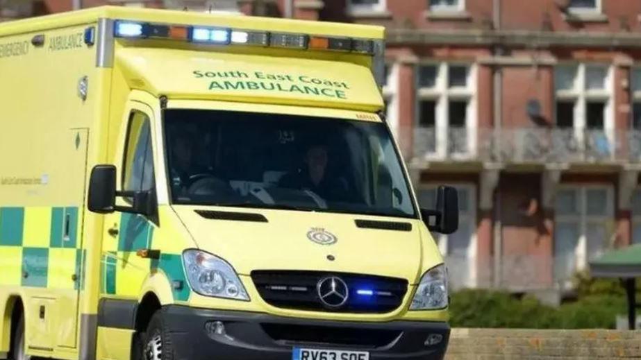 Close up of a Secamb ambulance