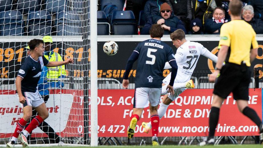 Aiden Marsh headed in the Rovers equaliser on 88 minutes