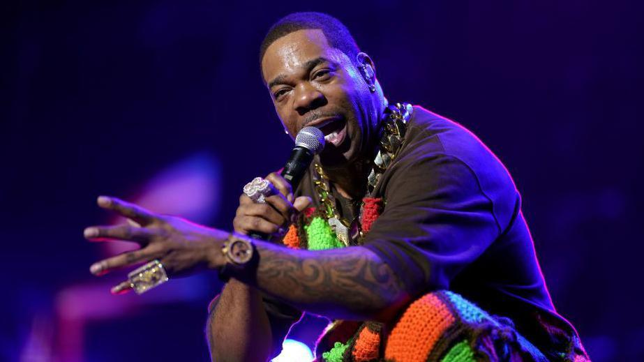 Busta Rhymes on stage