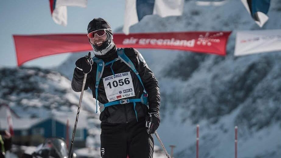 Nukannguaq Zeeb in the Arctic Circle Race