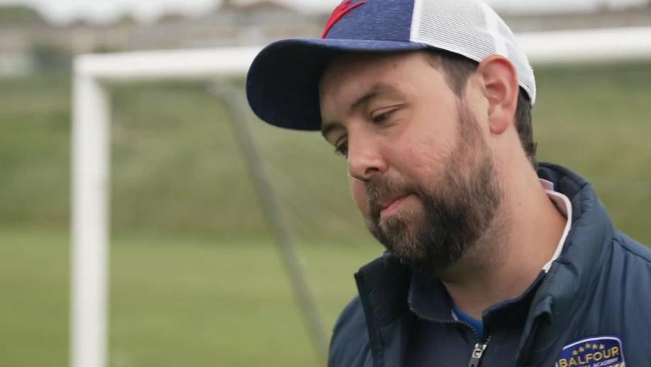 Matt Evans is a higher level teaching assistant and football coach at Balfour Primary, which is late footballer Matthew Grimstone's old school.