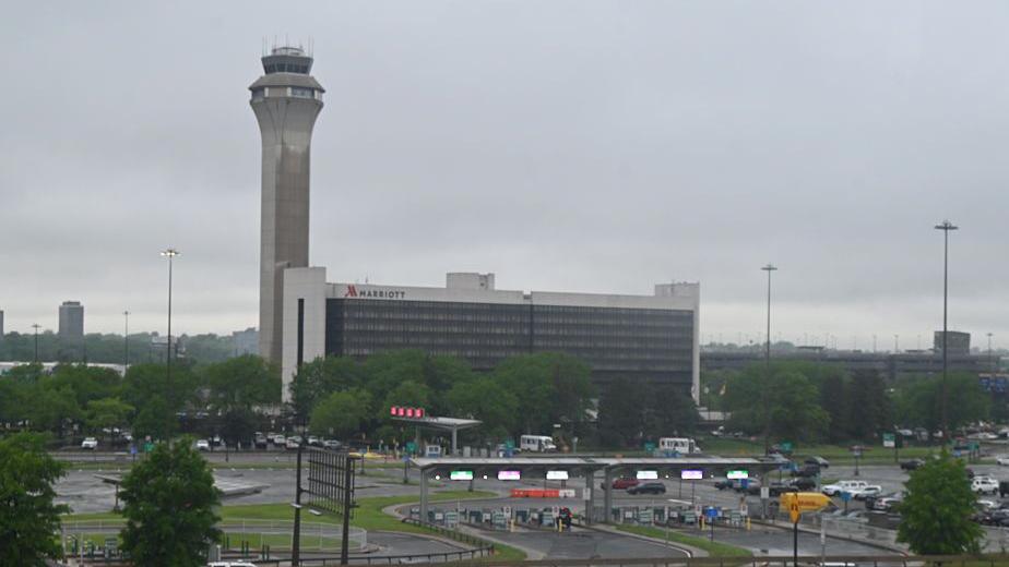 Air traffic control tower at Newark airport