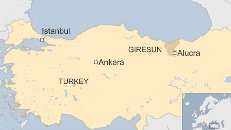 Turkey map