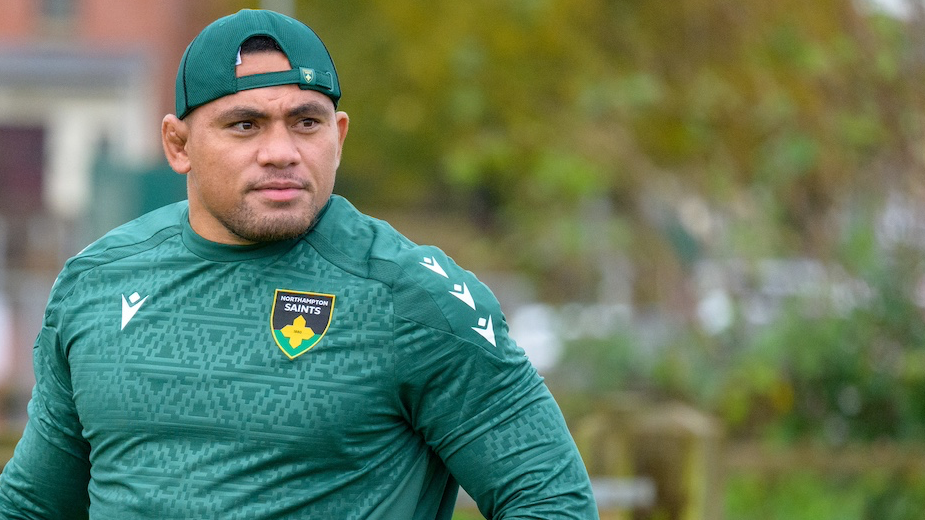 Iakopo Mapu training with Northampton Saints