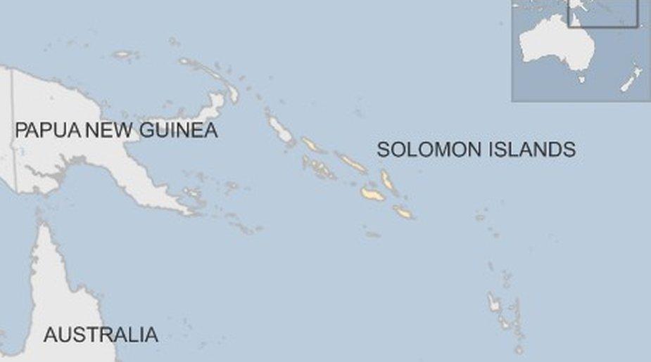 Map Solomon Islands