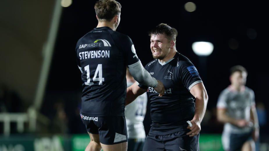 Jamie Blamire celebrates