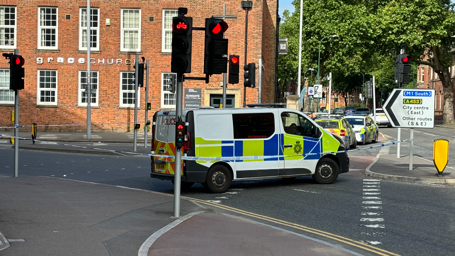 Police cordon on Wilford Street