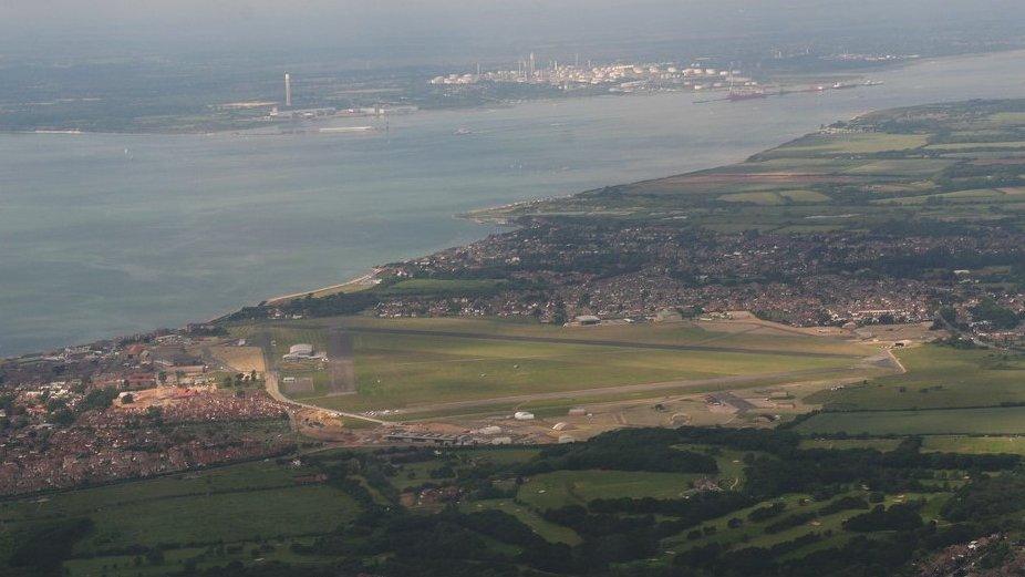 HMS Daedalus site pictured before demolition