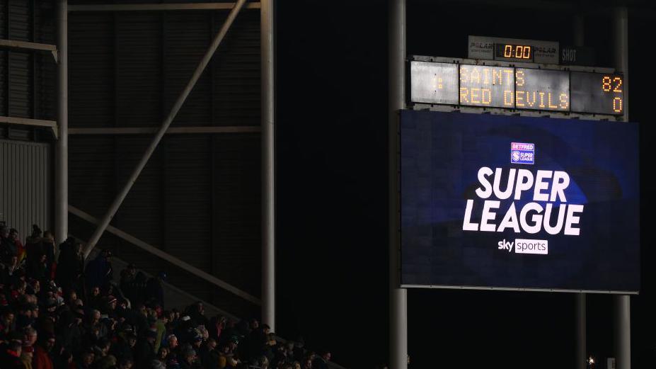 Scoreboard from Salford Red Devils' 82-0 defeat by St Helens