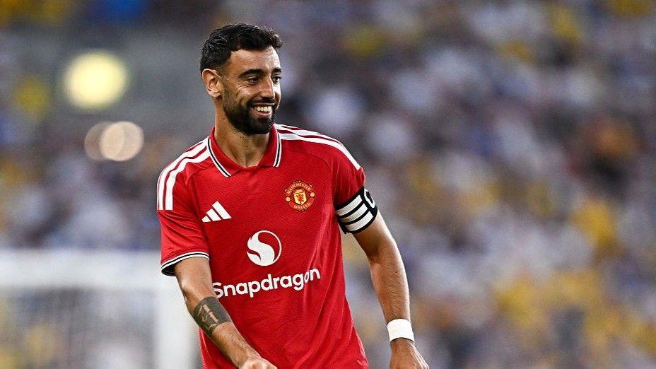 Manchester United skipper Bruno Fernandes 