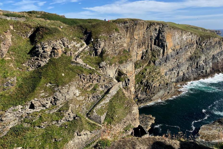 View of the Whaligoe Steps