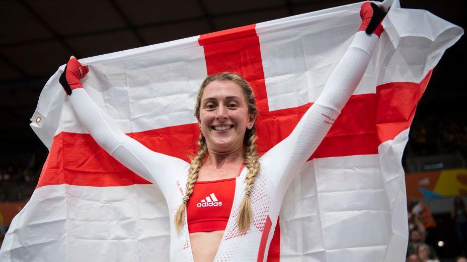 Dame Laura Kenny, a former track cyclist 