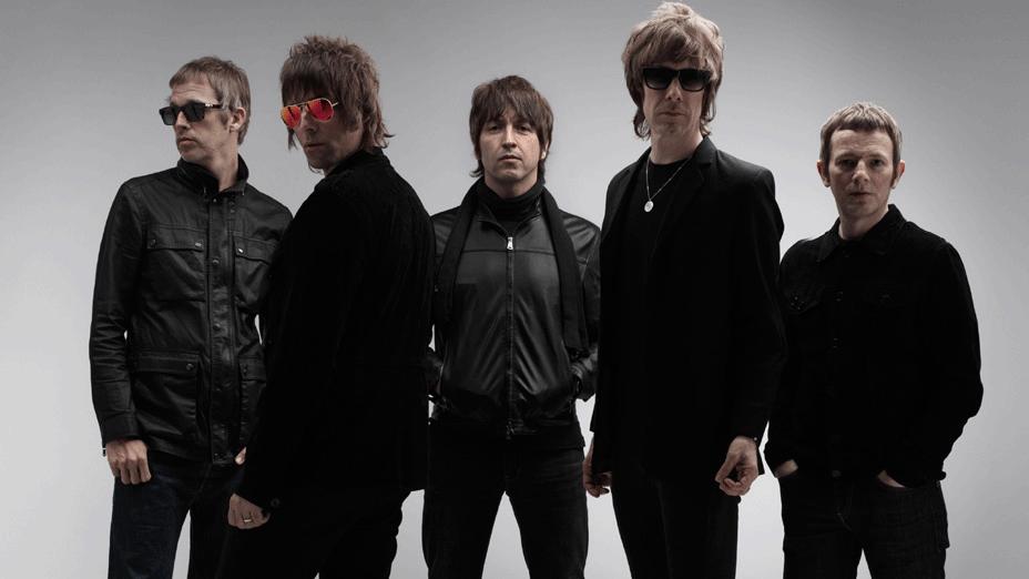 Beady Eye - L-R Andy Bell, Liam Gallagher, Gem Archer, Jay Mehler, Chris Sharrock