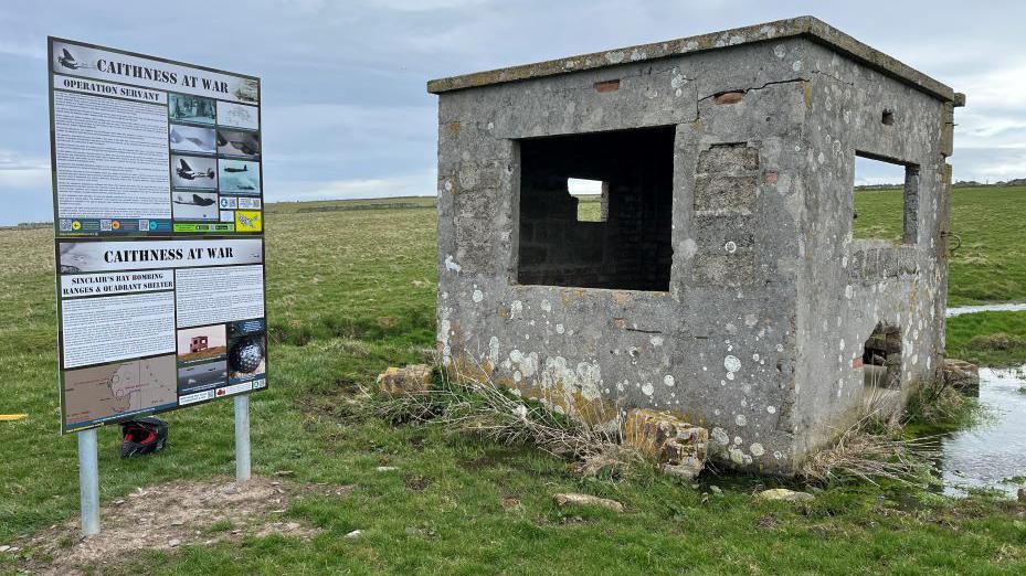 War-time defence and new information board