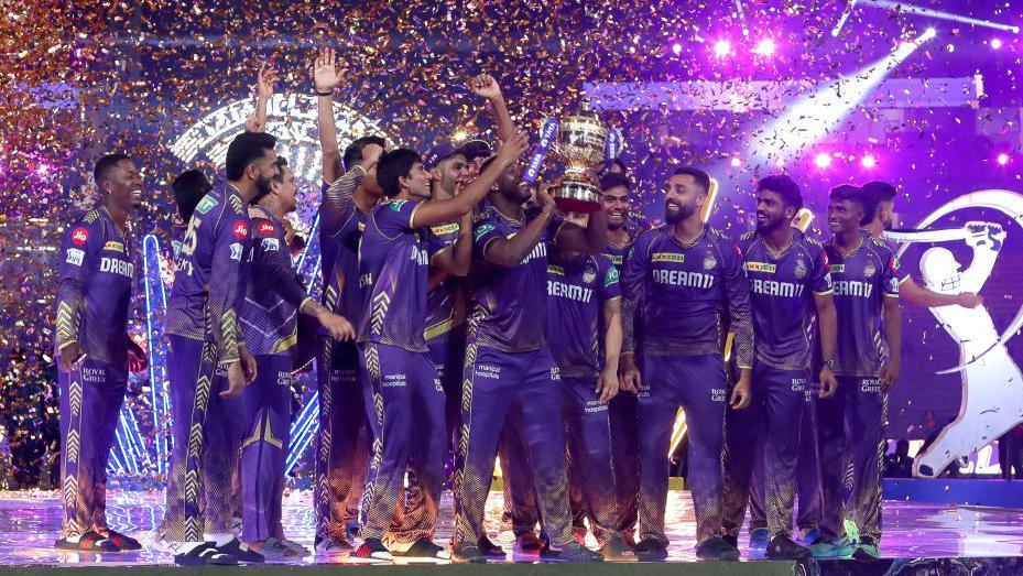 Kolkata Knight Riders celebrate winning the 2024 Indian Premier Leaguw