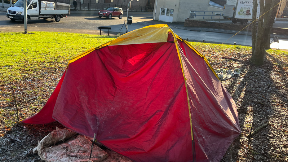 A tent on land in Hanley