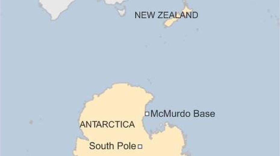 Map of Antarctica