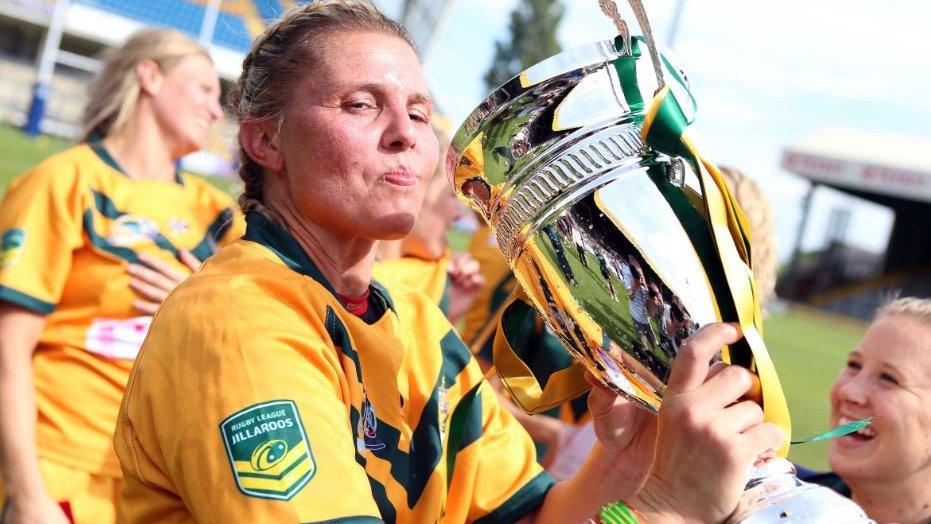 Australia's Daryl Murphy celebrates winning the 2013 tournament