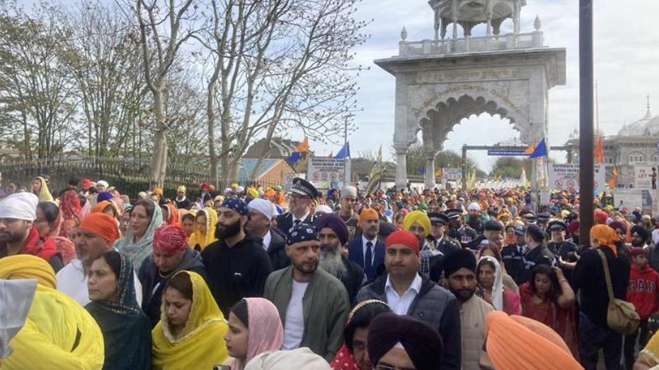 2024 Vaisakhi parade in Gravesend