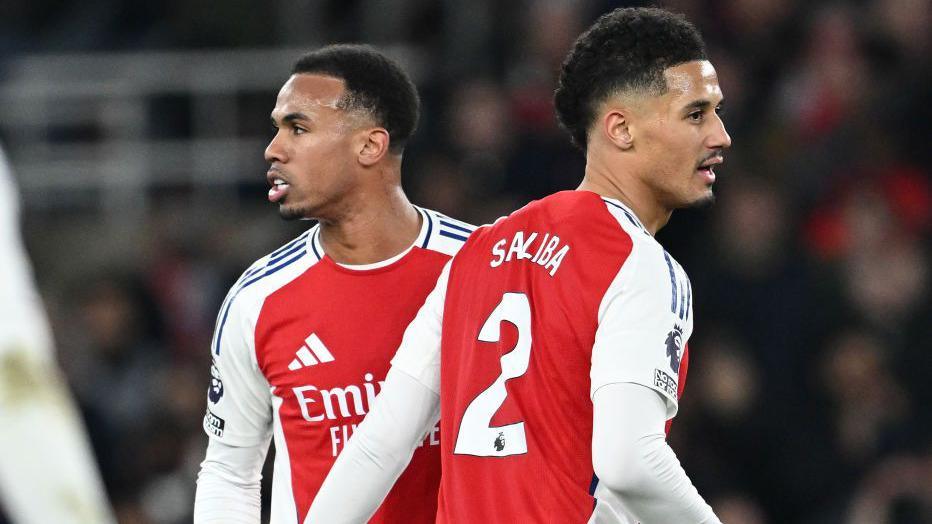 Gabriel and William Saliba of Arsenal