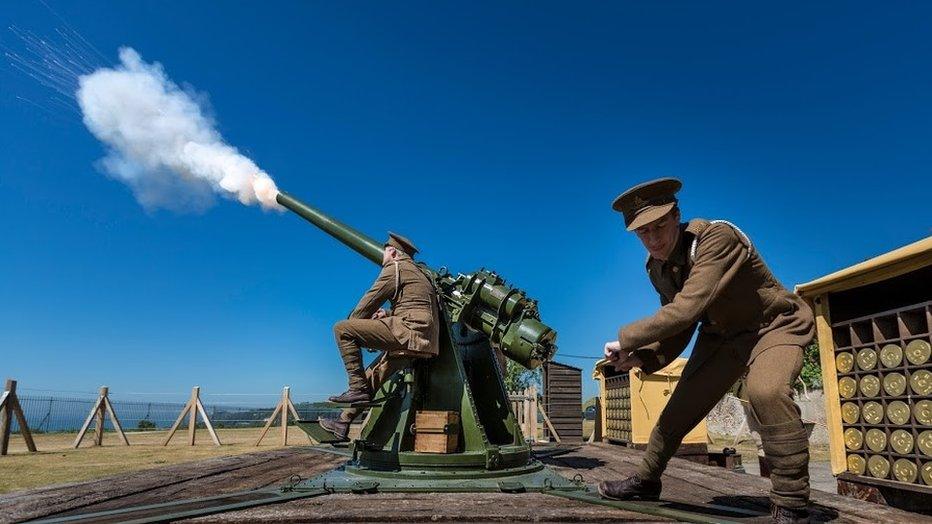 World War One anti-aircraft gun