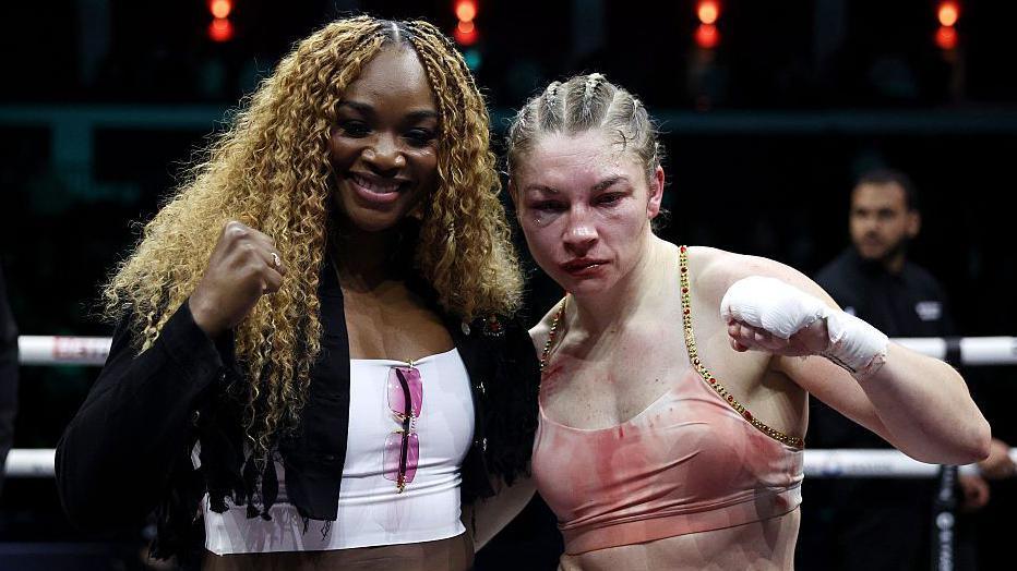 Claressa Shields (left) and Lauren Price (right)