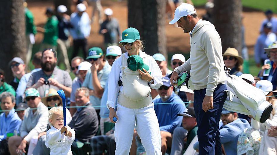 Scottie Scheffler and his family