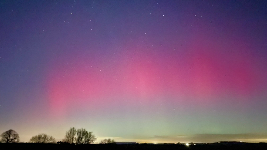 Northern Lights over Cressage