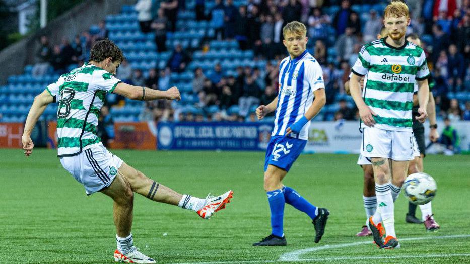 Matt O'Riley scores against Kilmarnock