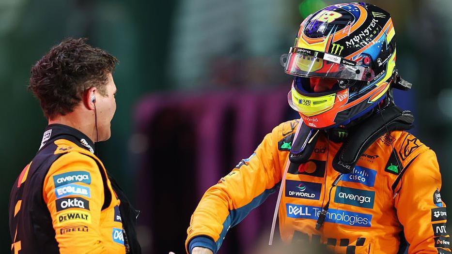 Lando Norris and Oscar Piastri