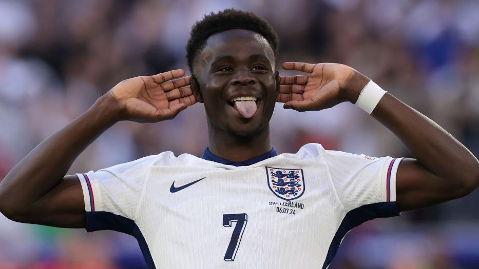 Bukayo Saka scored England's equaliser and was on target in the penalty shoot-out in an outstanding display