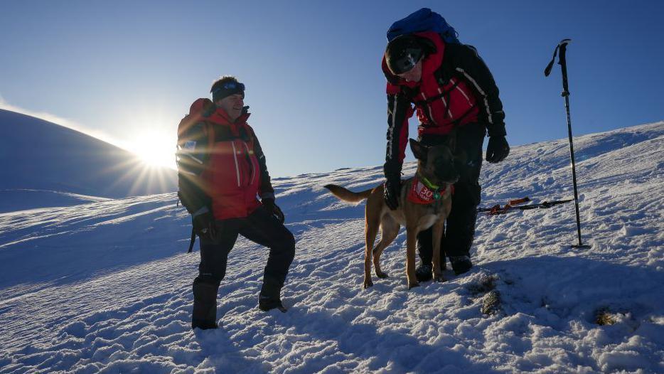 Rescue dog team