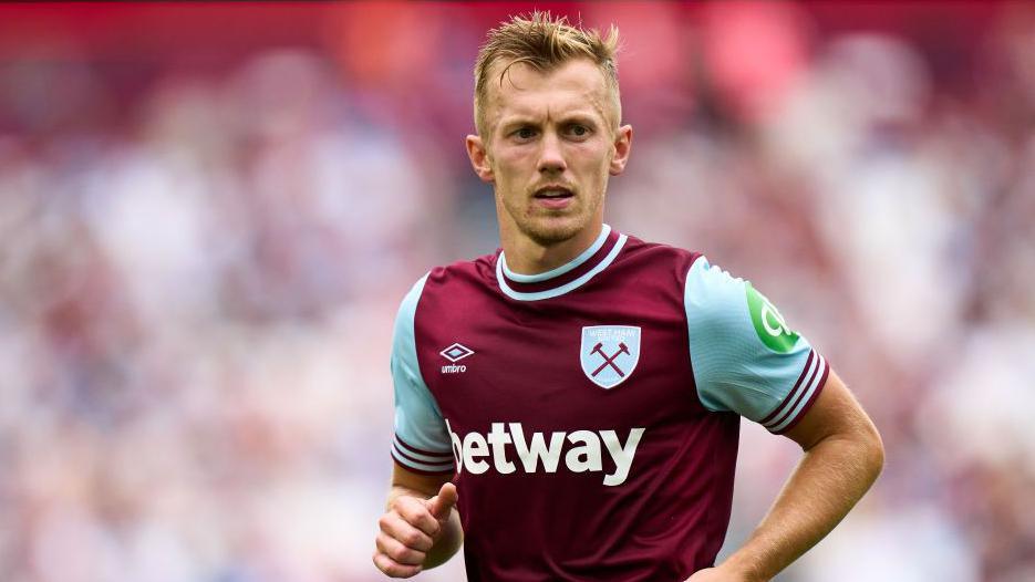 James Ward-Prowse in action for West Ham