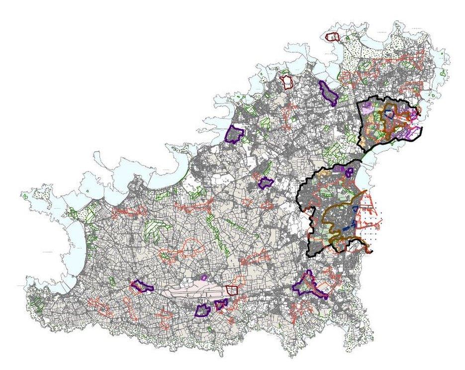 Development map of Guernsey