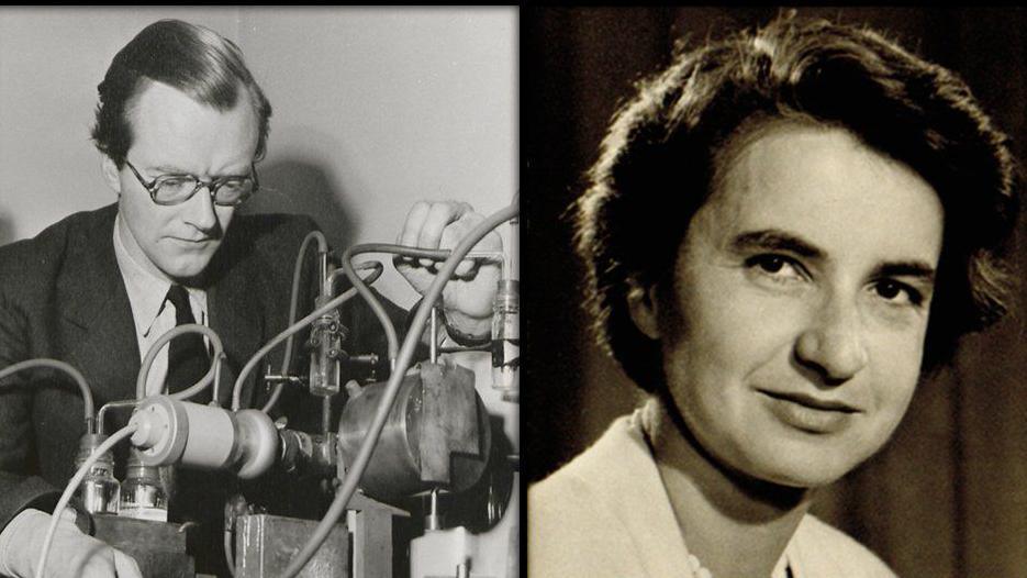 Maurice Wilkins and Rosalind Franklin
