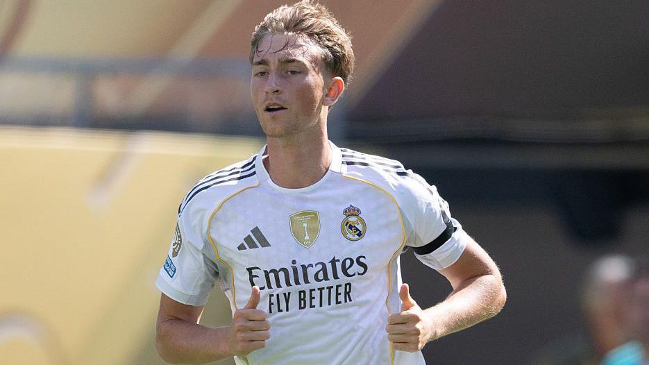 Dean Huijsen in action for Real Madrid at the Club World Cup