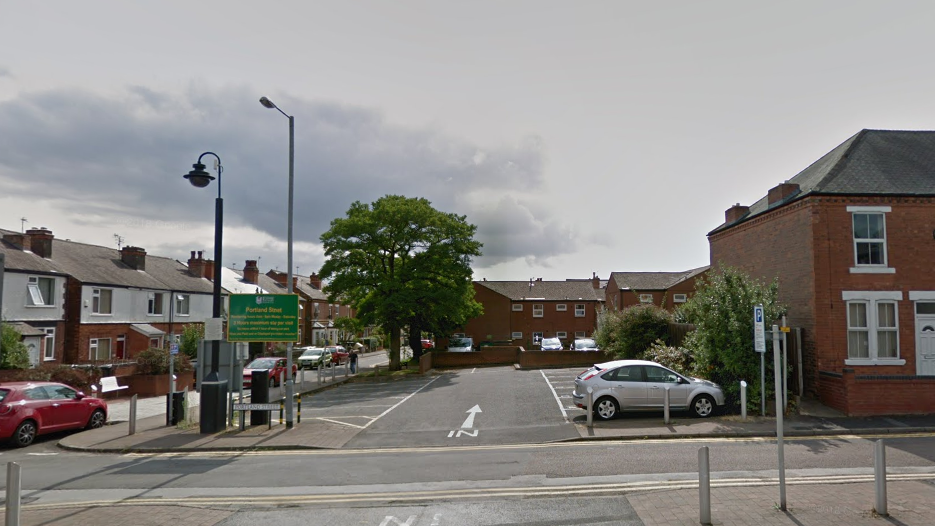 A general view of a car park in Beeston