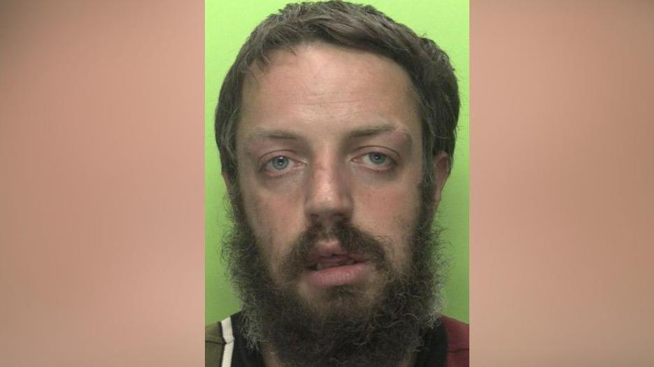 Stephen Newcombe beggar mugshot