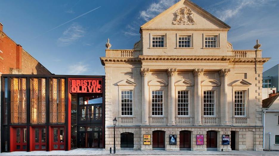 The frontage of the Bristol Old Vic theatre.